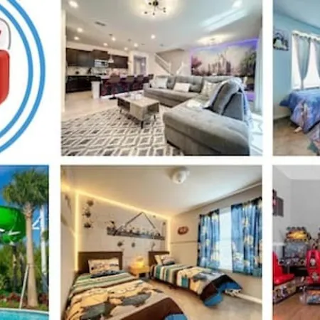 Family 5 Bdr Disney Villa With Private Pool & Resort